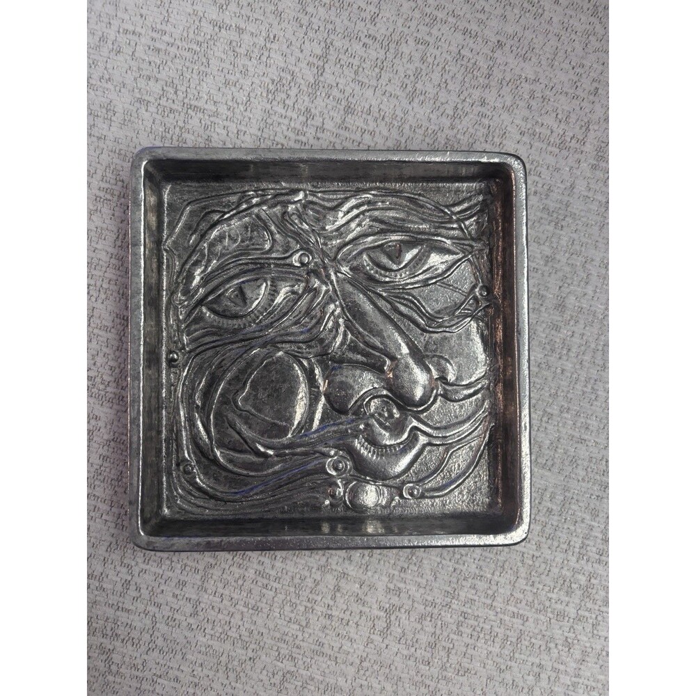 Don Drumm aluminum SMALL SQUARE SUN FACE TRAY D